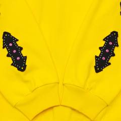 1:1 quality version 28412351 Embroidered letter fur collar zipper Hoodie