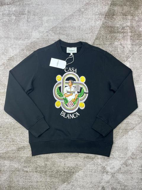 1:1 Quality Casa Palace Print Crew Neck Sweatshirt