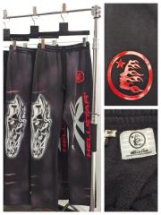 1:1 Quality Hellstar Siren Wind Sweatpants with NFC tag