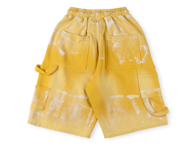 1:1 quality version Hellstar Distressed Washed Version Snap Shorts 3 colors