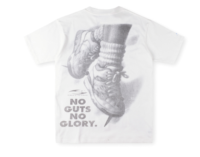 1:1 quality version Hellstar Creative Basketball Letter Print Washed Version Tee