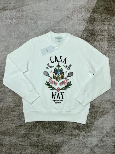 1:1 Quality Casa Palace Print Crew Neck Sweatshirt