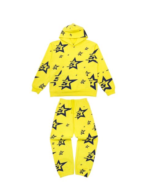 1:1 quality version 28430230 Full Print 5-star Hoodie & Pants Set