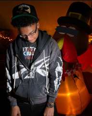 1:1 Quality Hellstar Big Graphic Splash Inked Aged Zip Hoodie
