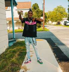 1:1 Quality Hellstar Rose Classic Letter Print Tee with NFC tag