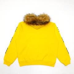 1:1 quality version 28412351 Embroidered letter fur collar zipper Hoodie