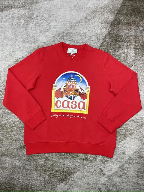 1:1 Quality Casa Palace Print Crew Neck Sweatshirt