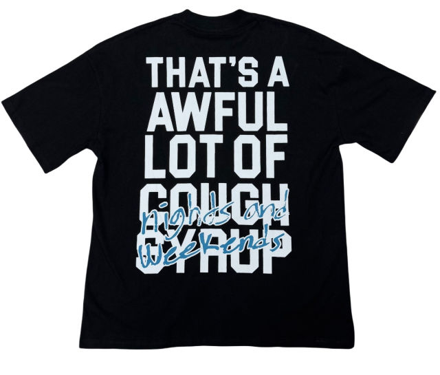 Cough Syrup School desk Print Tee