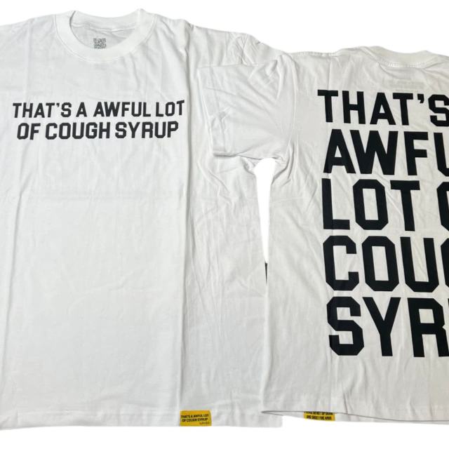 Cough Syrup Cartoon Graffiti Alphabet Portrait Printed Tee 8 colors
