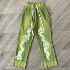 Lost Intricacy Rhinestone Zipper Hoodie & Pants Set Green