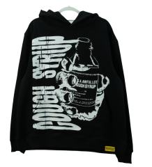 Cough Syrup Glass bottle Print hoodie