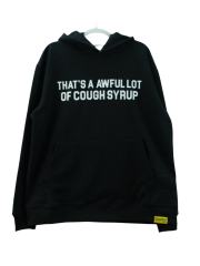 Cough Syrup Minimalism logo Print hoodie