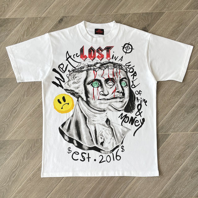 Lost Intricacy BEN FRANKLIN Washed Version Tee