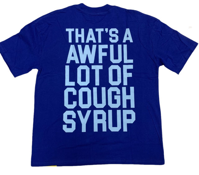 Cough Syrup Blue classic Print Tee