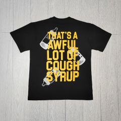 Cough Syrup Black Baby Bottle Print Tee