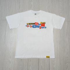 Cough Syrup Carriage colorful letter printed Tee 2 colors