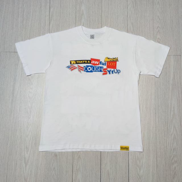 Cough Syrup Carriage colorful letter printed Tee 2 colors