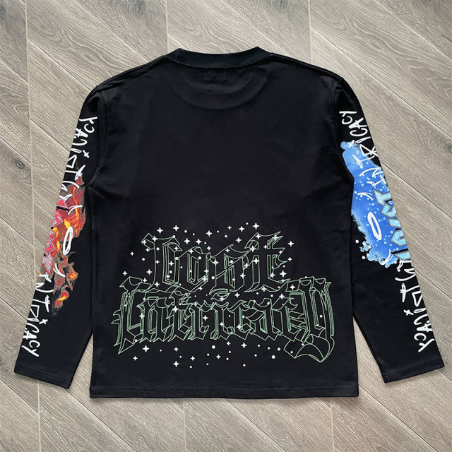 Lost Intricacy Angel and Devil Logo Long Sleeve T-Shirt