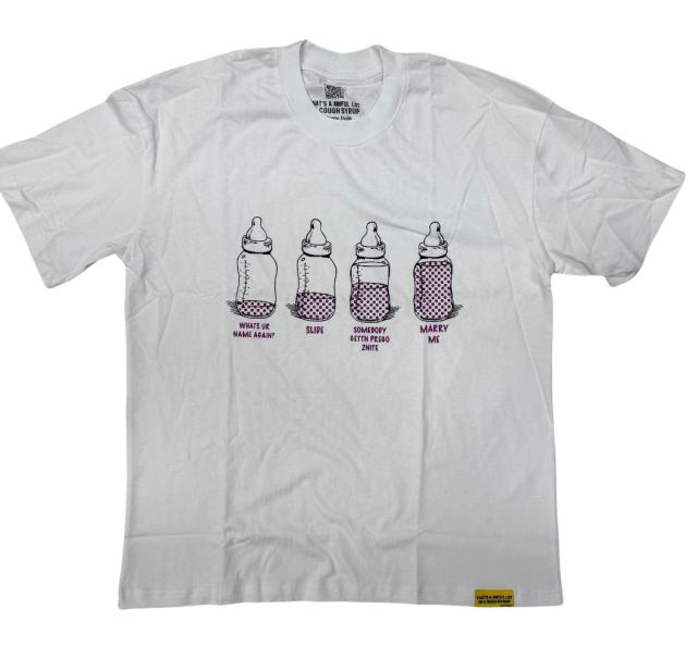 Cough Syrup Baby bottle Print Tee