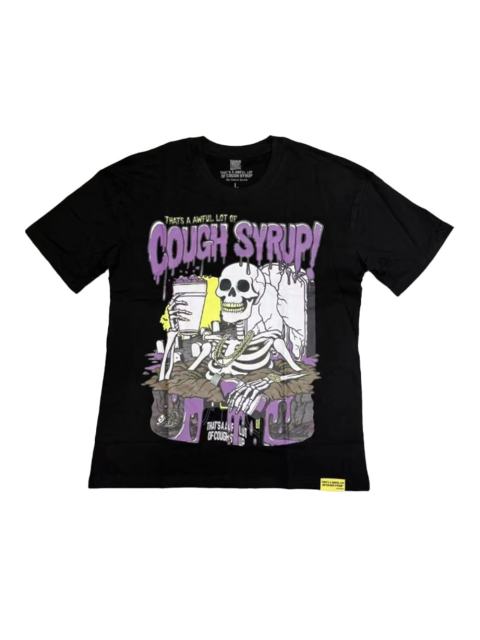 Cough Syrup Graveyard skull Print Tee