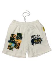 Cough Syrup Sunflower Print Shorts