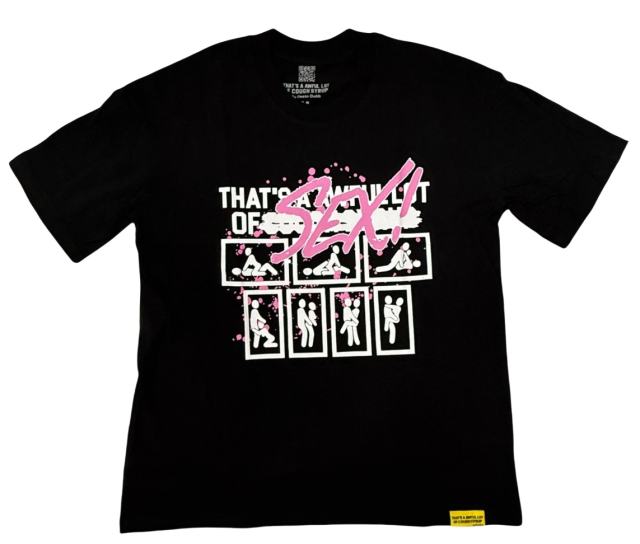 Cough Syrup SEX Print Tee