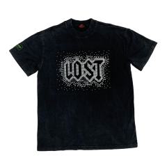 Lost Intricacy White diamond logo Print Washed Version Tee