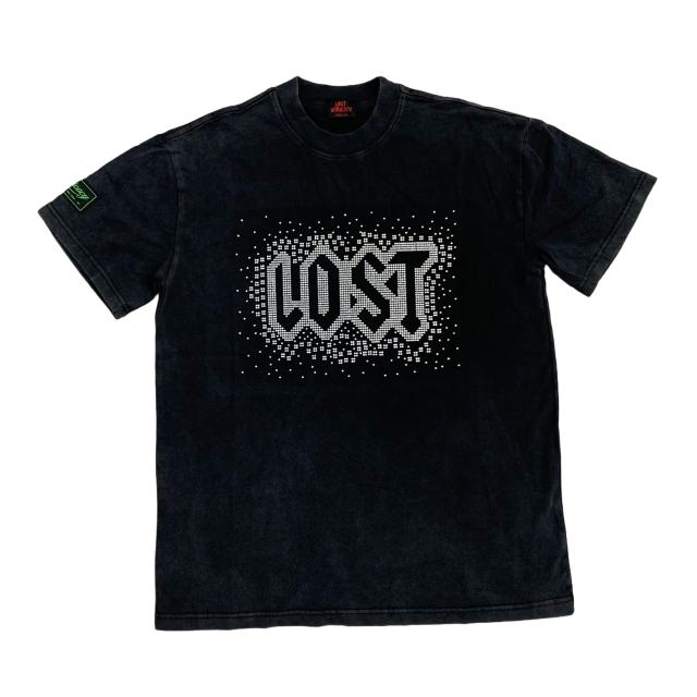 Lost Intricacy White diamond logo Print Washed Version Tee
