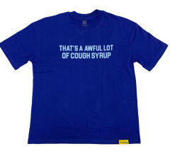 Cough Syrup Blue classic Print Tee