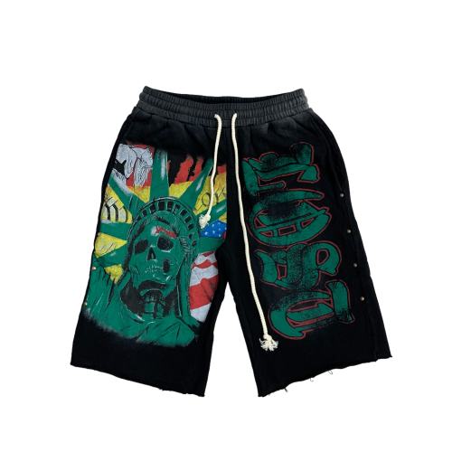 Lost Intricacy Sculpted Sanskrit letter printed Version Shorts