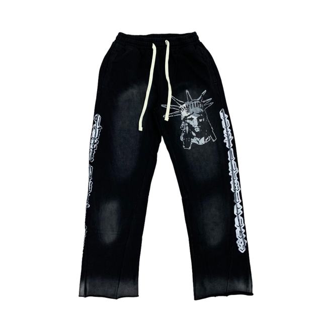 Lost Intricacy Chest hot diamond zipper Hoodie & Pants Set