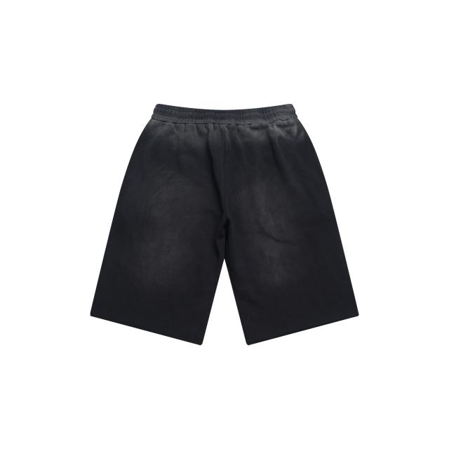 Lost Intricacy Solemn Skeleton Print Washed Version Shorts