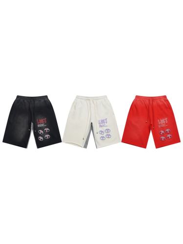 Lost Intricacy Four 3D Logo Print Washed Version Shorts 3 colors
