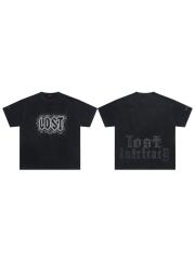 Lost Intricacy White diamond logo Print Washed Version Tee