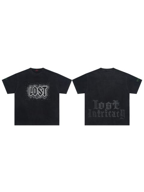 Lost Intricacy White diamond logo Print Washed Version Tee