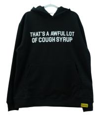 Cough Syrup Minimalism logo Print hoodie