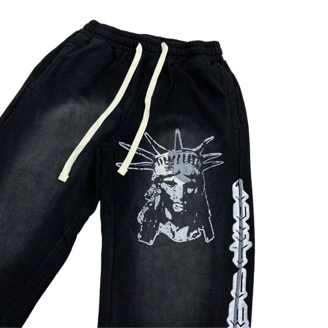 Lost Intricacy Chest hot diamond zipper Hoodie & Pants Set
