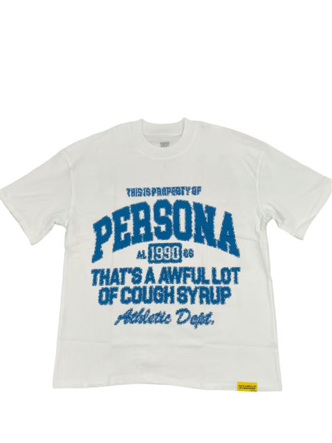 Cough Syrup Blue letter print Tee