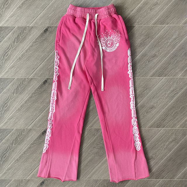 Lost Intricacy Rhinestone Zipper Hoodie & Pants Set Pink