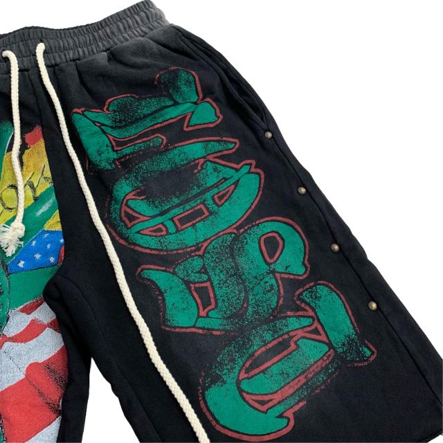 Lost Intricacy Sculpted Sanskrit letter printed Version Shorts