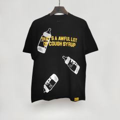 Cough Syrup Black Baby Bottle Print Tee