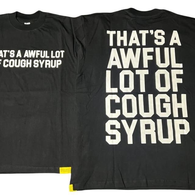 Cough Syrup Cartoon Graffiti Alphabet Portrait Printed Tee 8 colors