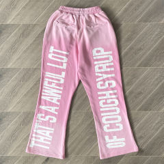 That's A Awful Lot of Cough Syrup Zipped Hoodie & Pants Set Purple