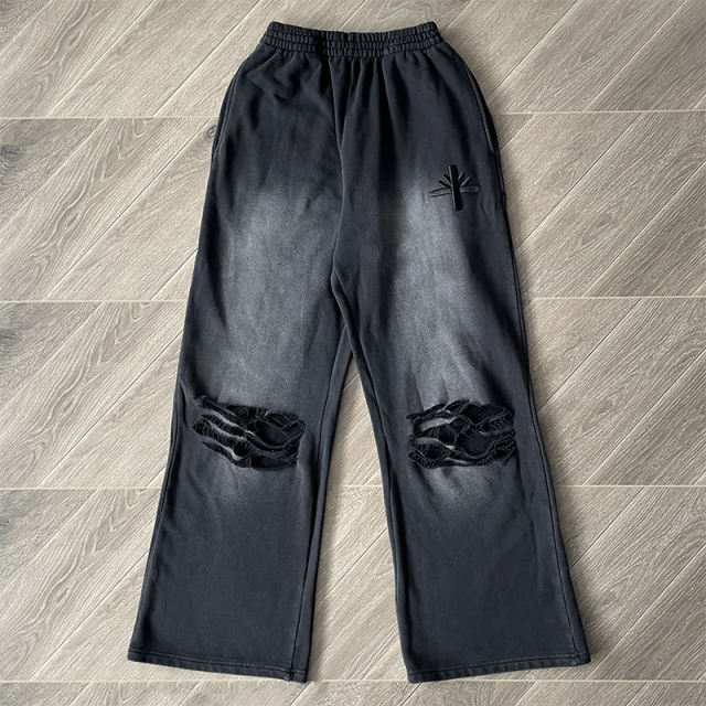 Vertabrae Embroidered Logo Hoodie Pants