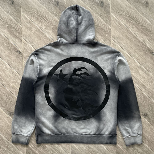 Hellstar Studios Washed Grey Hoodie