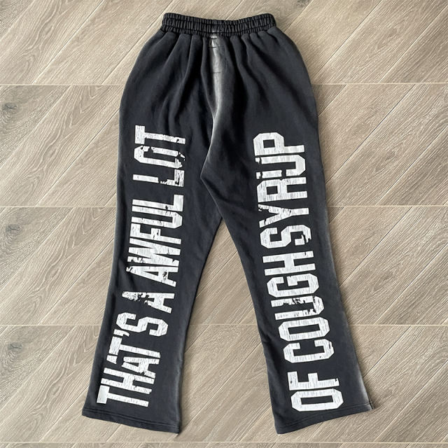 That's A Awful Lot of Cough Syrup Black Hoodie & Pants Set