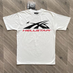1:1 quality version Hellstar Big Logo Washed Version Tee