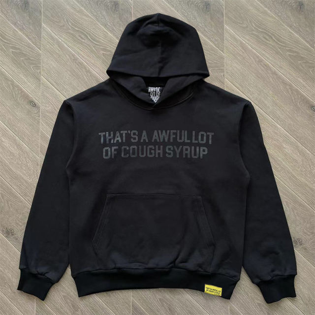 That's A Awful Lot of Cough Syrup Black Hoodie & Pants Set