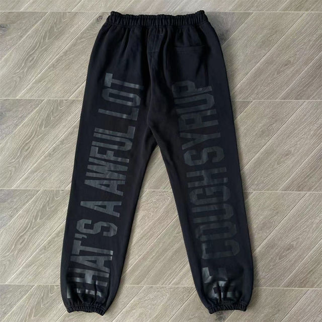 That's A Awful Lot of Cough Syrup Black Hoodie & Pants Set