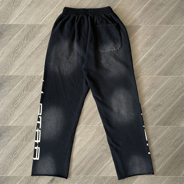 1:1 Quality Hellstar Studios Sports Gel Pants Sweatshirt Pants Black